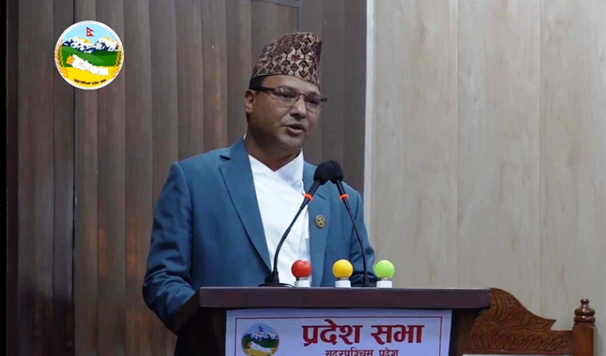 पूर्वमुख्यमन्त्री सोडारीको प्रदेशसभा सदस्य पद निलम्बनमा