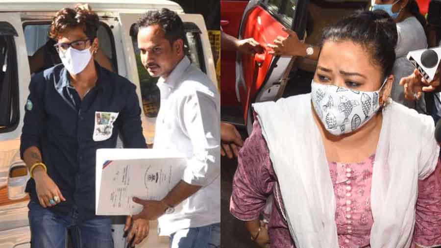कमेडियन भारती र उनका श्रीमानलाई एनसीबीले हिरासतमा लियो