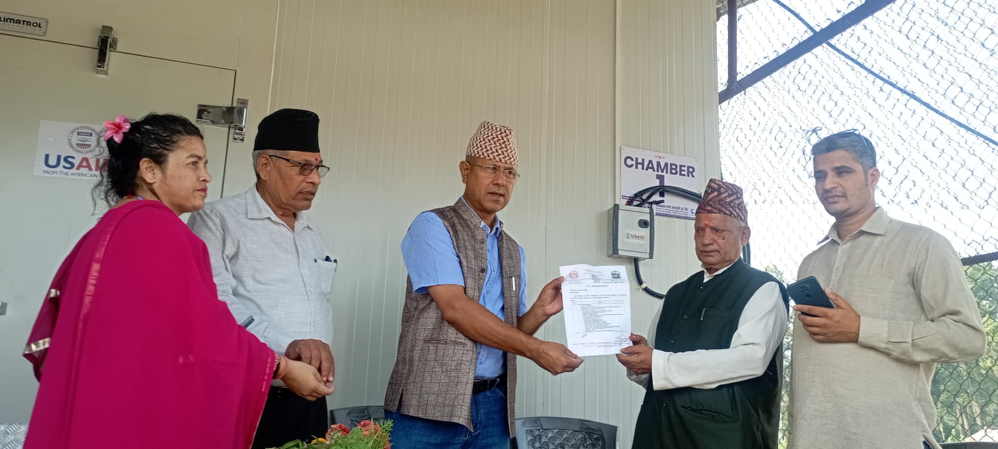 कैलालीको अत्तरियामा ५ मेट्रिकटन क्षमताको  शित भण्डार निर्माण