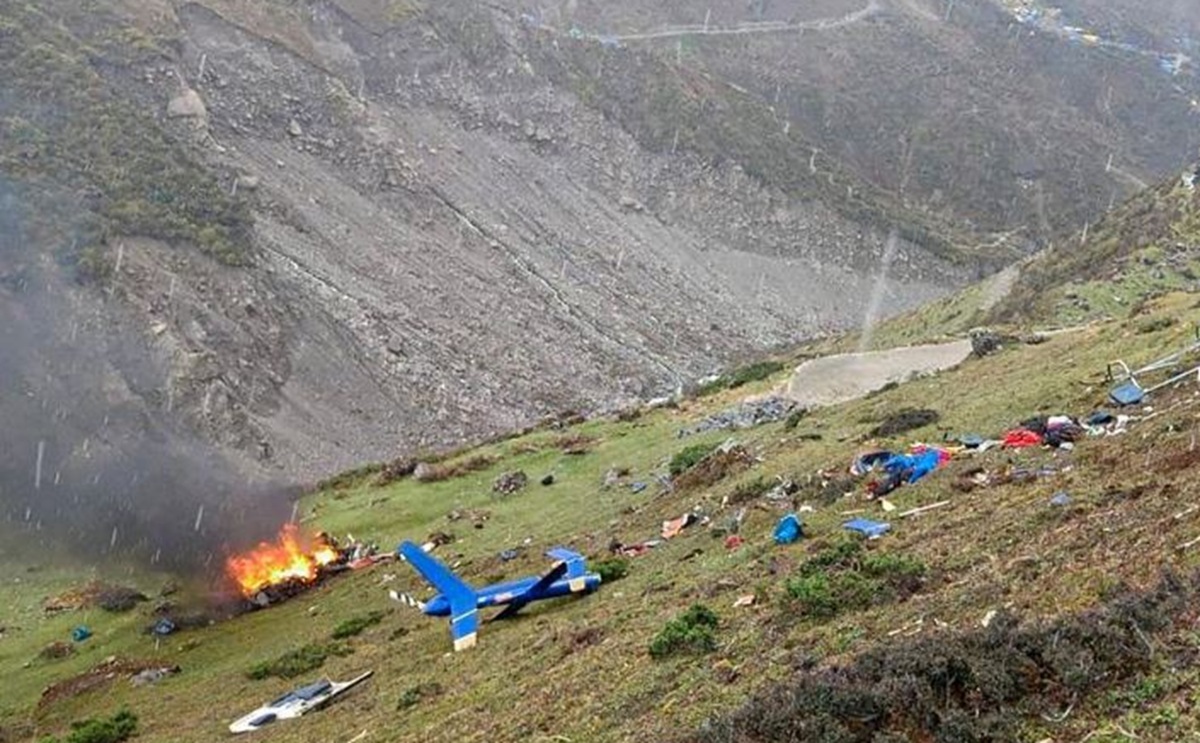 भारतको उत्तराखण्ड गौरीकुण्डमा हेलिकप्टर दुर्घटना, ७ जनाको मृत्यु